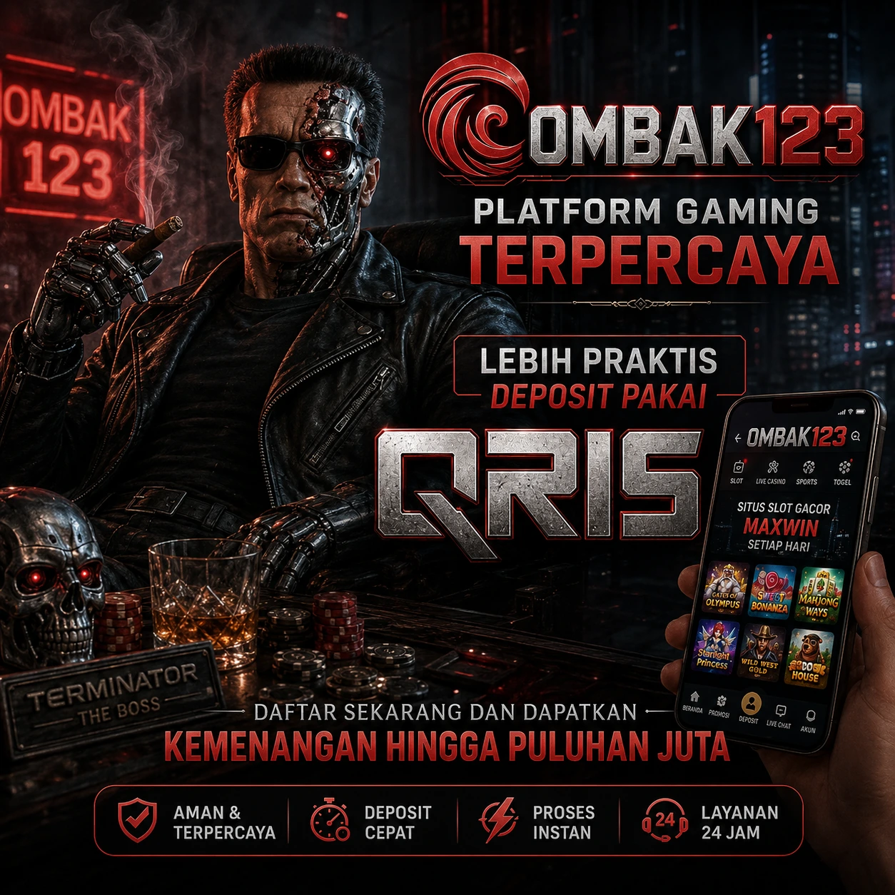 Ombak123 > Platform Gaming Terpercaya Lebih Praktis Deposit Pakai Qris by Hey siriusly